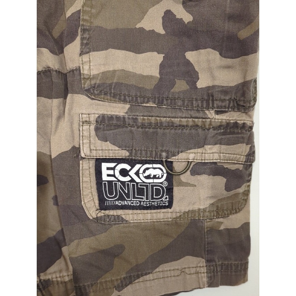 Ecko Men's‎ Camo Cargo Shorts size 36 100% Cotton image 2